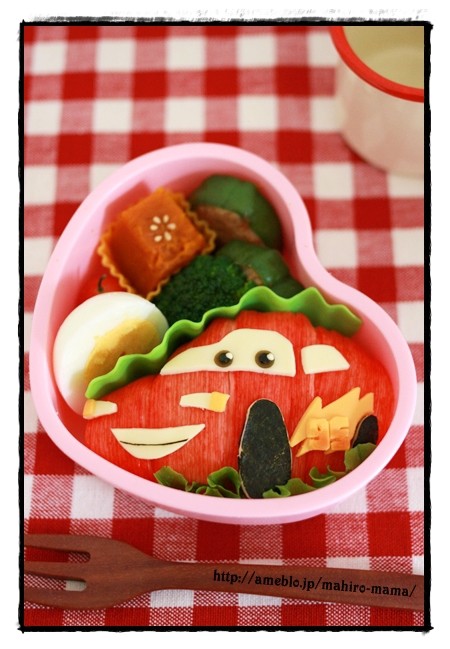 キャラ弁 マックイーン カーズ Momo S Obentou キャラ弁 Powered By ライブドアブログ