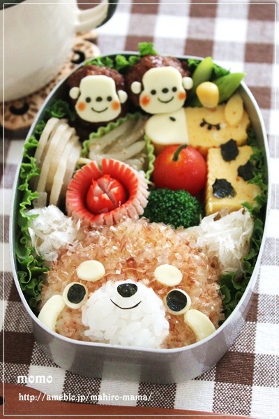 動物お弁当コンテスト レッサーパンダのお弁当 Momo S Obentou キャラ弁 Powered By ライブドアブログ