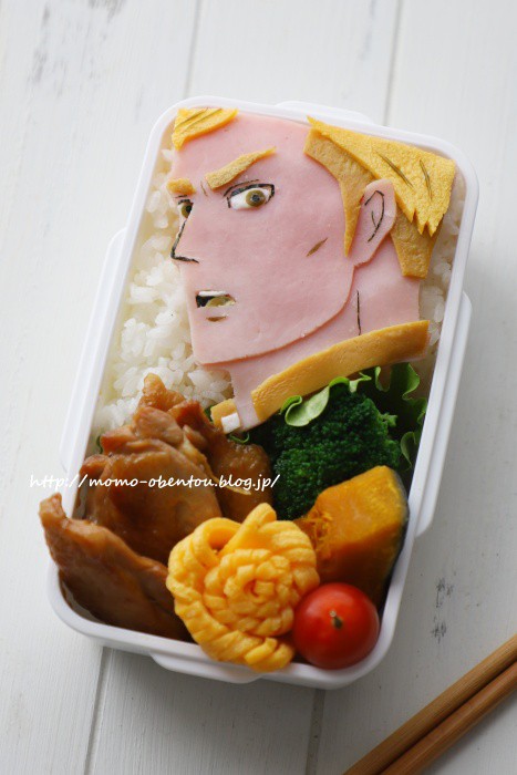 進撃の巨人 エルヴィン スミスのお弁当 高校のお弁当始まりました Momo S Obentou キャラ弁 Powered By ライブドアブログ