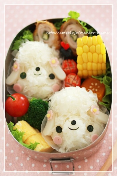 キャラ弁 フワフワプードルちゃん Momo S Obentou キャラ弁 Powered By ライブドアブログ