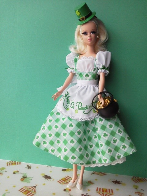 Shamrock CelebrationのOF：シルクストーンフランシーで☆ : ☆Barbie