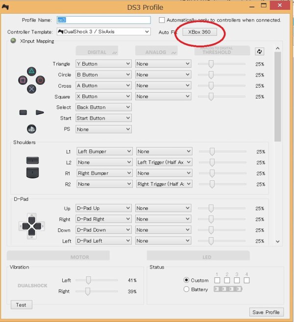 Betterds3を使ってパソコンでps3コントローラーを利用する方法 ぼっちアークスのゲーム日記