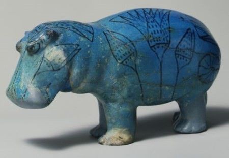 メトロポリタン美術館 青いカバ エジプト ウィリアム HIPPO Hippopotamus (
