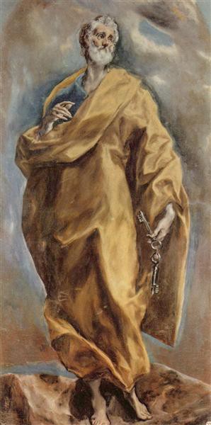 エル・グレコ：聖ペトロ（1613） : ムーミントロルのカトリックの祈り
