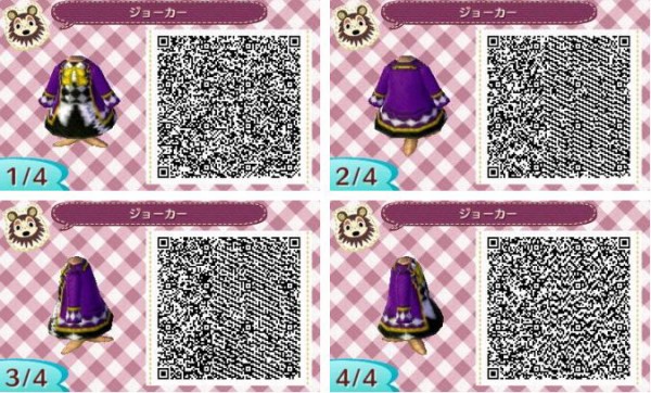 とびだせどうぶつの森 ストア qr コード服女かっこいい