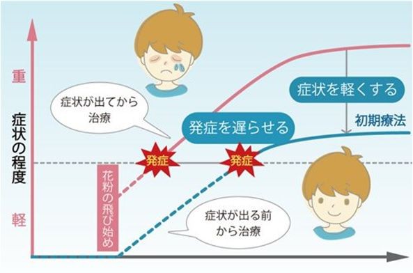 花粉症の初期治療 もりや眼科 森谷充雄が眼科の事を分かりやすく説明します