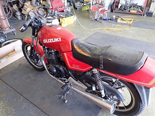 gsx400e SUZUKI 揺れ動く ゴキ ザリ 車体