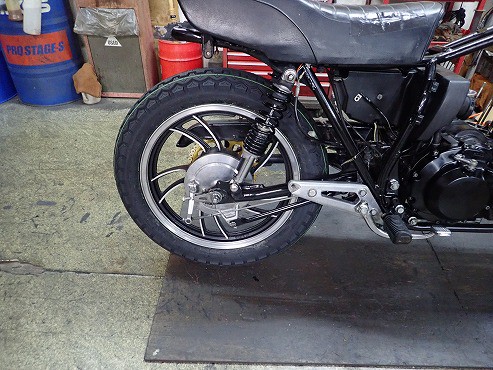 XJ550 フロント リア 回り 要整備（XJ550の点検整備 | AN-BU