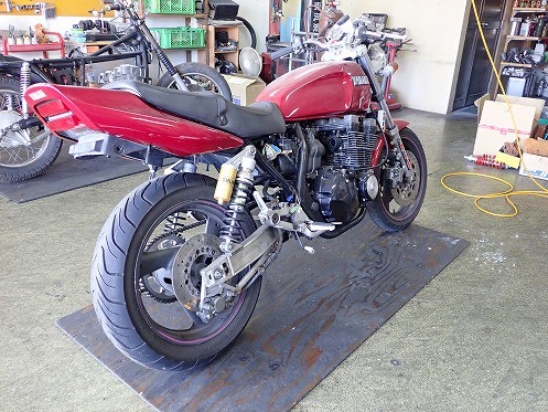 XJR400(4HM)中古車仕上げ：いろいろついてない : モリヤスBUILD & ENGINEERING PartⅡ