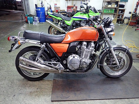 ホンダ CB1100 タンク 純正 中古 バイク 部品 SC65 ワインM 塗装