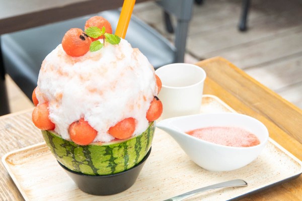 Yummy Fruits」の『すいかミルク』（茨木市中穂積）【たかつーグルメ