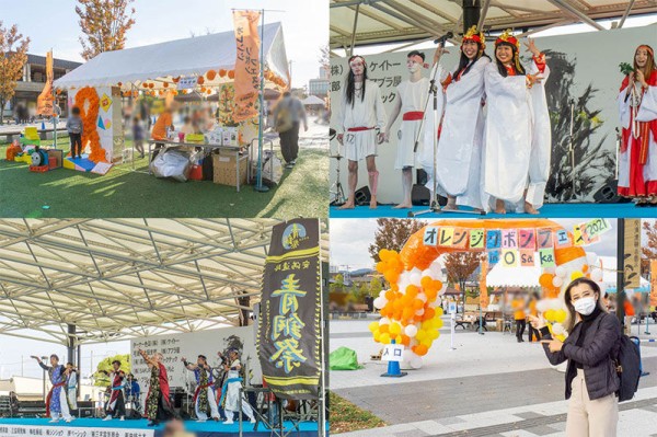 11月14日の安満遺跡公園はオレンジ一色だったり 卑弥呼がいっぱいいたり たかつーレポ 高槻つーしん