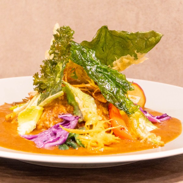 808 Curry & Vegetable」の『808野菜増しカレー』（芥川商店街）【たか