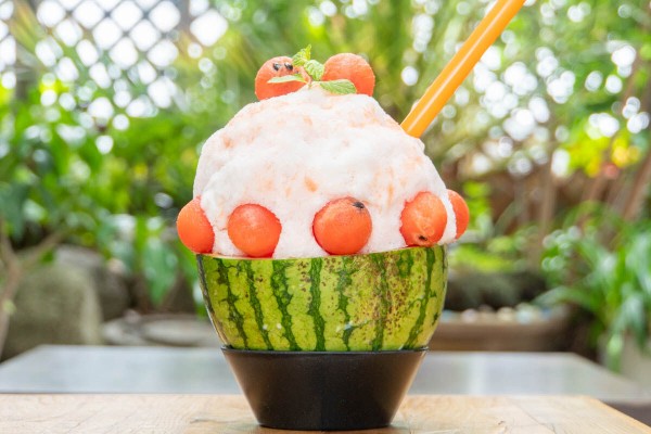 Yummy Fruits」の『すいかミルク』（茨木市中穂積）【たかつーグルメ
