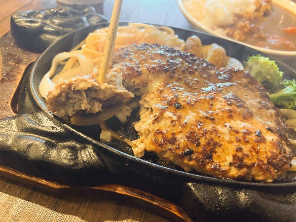 守口】「ハンバーグとカレー あおやま軒」の『あおやまハンバーグミニ
