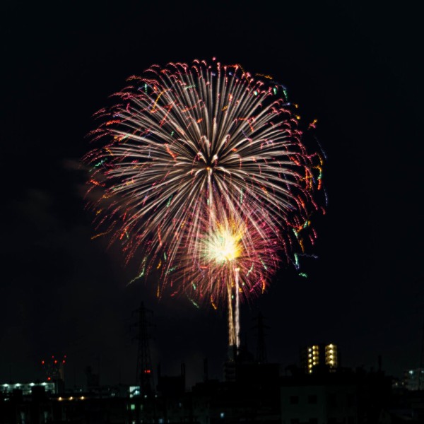 守口から見た「なにわ淀川花火大会2022」【もりつーフォト】 : 守口