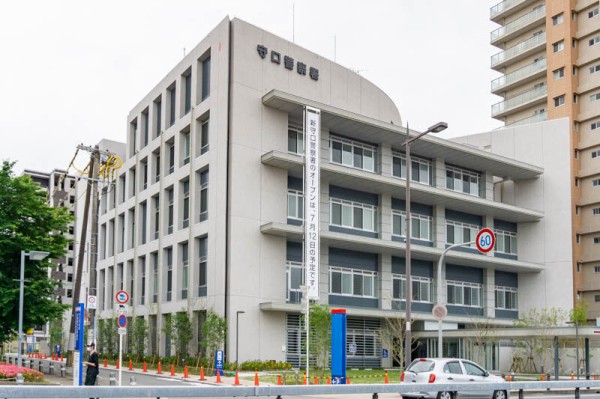 京阪本通につくってる新守口警察署の外観がほぼ完成してる 7月12日オープン予定 守口つーしん