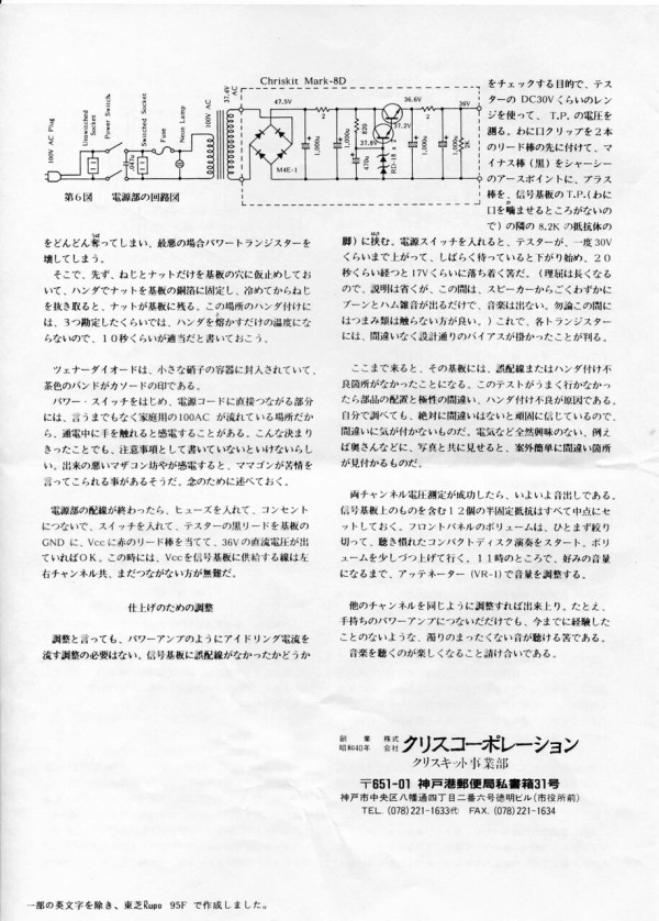 Chriskit Mark-8D : 元新潟のUのブログ