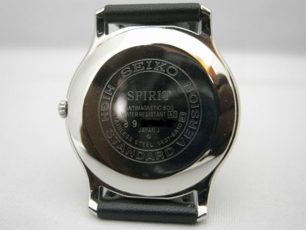 SEIKO SPIRIT ハイスタンダード シルバーカラー 5E31-6A10 SEIKO SPIRIT HIGH STANDARD VERSION Ref. 5E31-6A10 Quartz Seiko