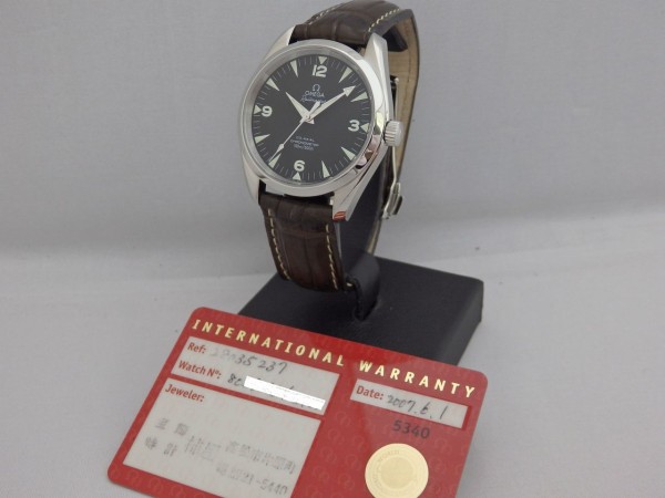 オメガ シーマスター アクアテラ レイルマスター Ref 2803.52.37 入荷