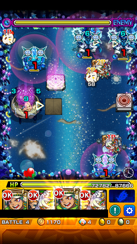 閑話 ２５１４ モンスト 新轟絶 ノクターン戦へ逝ったじぇぃ ゲーム雑記