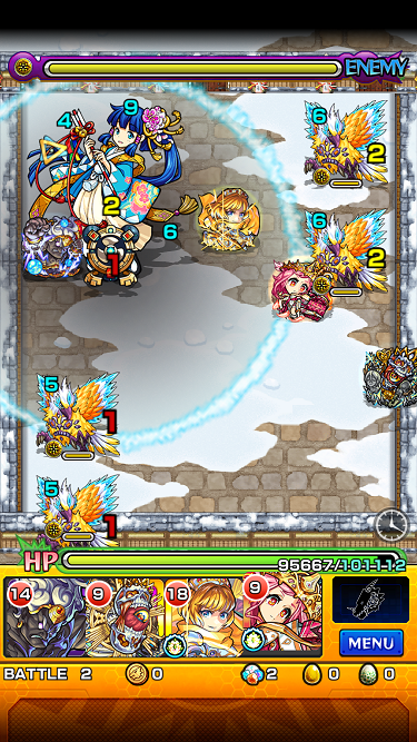 閑話 ９８７ モンスト ミヤビ戦へ初見で逝くじぇぃ ゲーム雑記