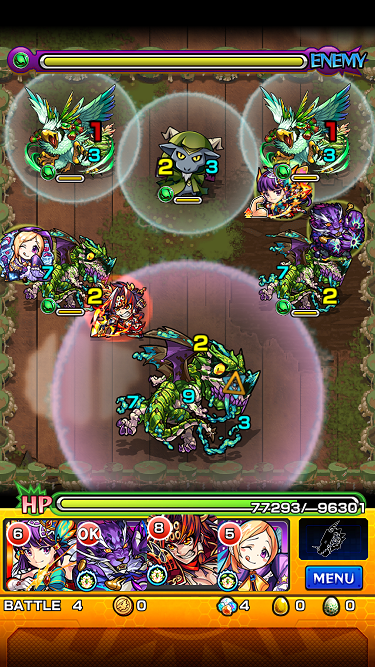 閑話 １１８２ モンスト 神獣の聖域へ逝くぞぃ ウィル ワイヤード ハトリー戦 ゲーム雑記