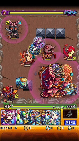 閑話 ２３４ モンスト 雲母大佐戦 ゲーム雑記