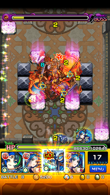 閑話 １６１７ モンスト 今月の覇者の塔31 40階 18年5月 ゲーム雑記