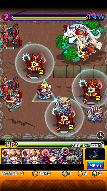 閑話 １２４１ モンスト フラッグ エクスドラゴン戦周回 ゲーム雑記 無課金最前線