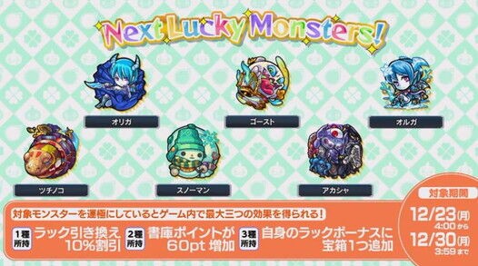 閑話 ２３２３ モンスト 今週のモンストニュース 19年12月19日 ゲーム雑記