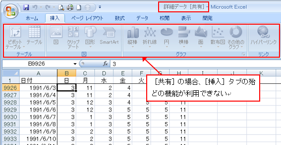 共有ブックで使えない機能 モーグ公式ブログ