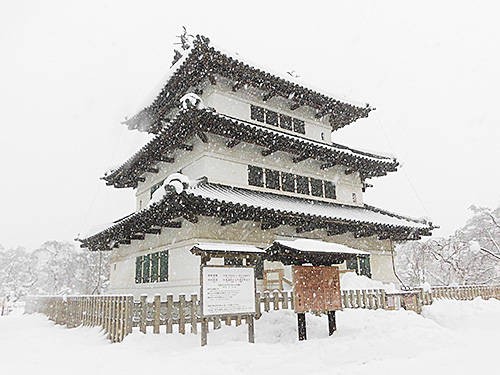 青森県弘前市 冬の弘前城へ行ってみるしかない : あなたは『おもしろ