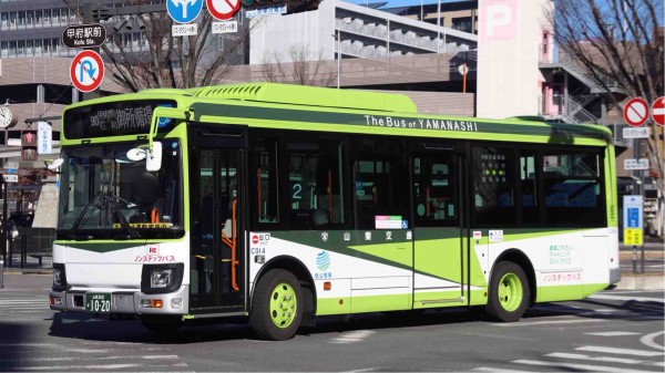 山梨交通 C914 : もみじ山折返場