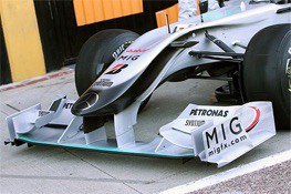 F1メルセデスMGP W01 ニコ・ロズベルグ 2010サイン入り