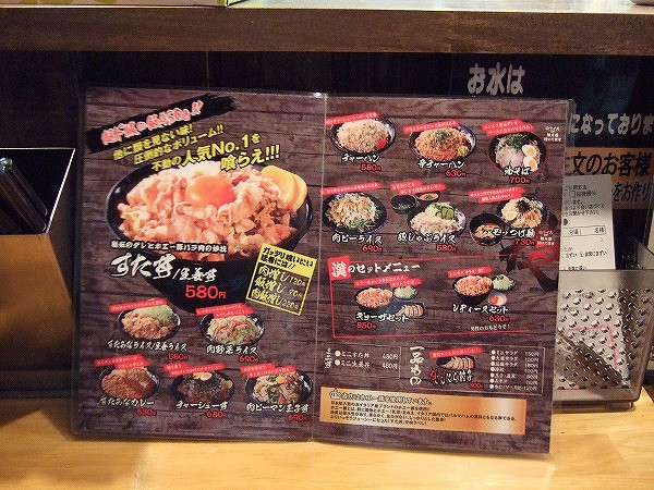２０１０年１月３日 伝説のスタ丼 道頓堀店 スタ丼 肉飯増し ダブル アナログ人間の食い走り日記 全力疾走