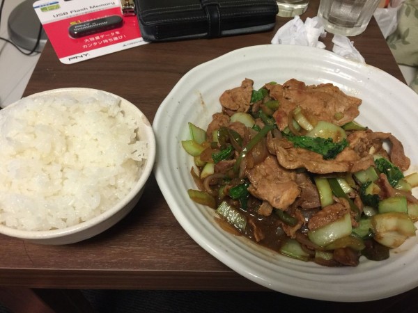 一人暮らしの男飯 八宝菜 ワシバナの住まい