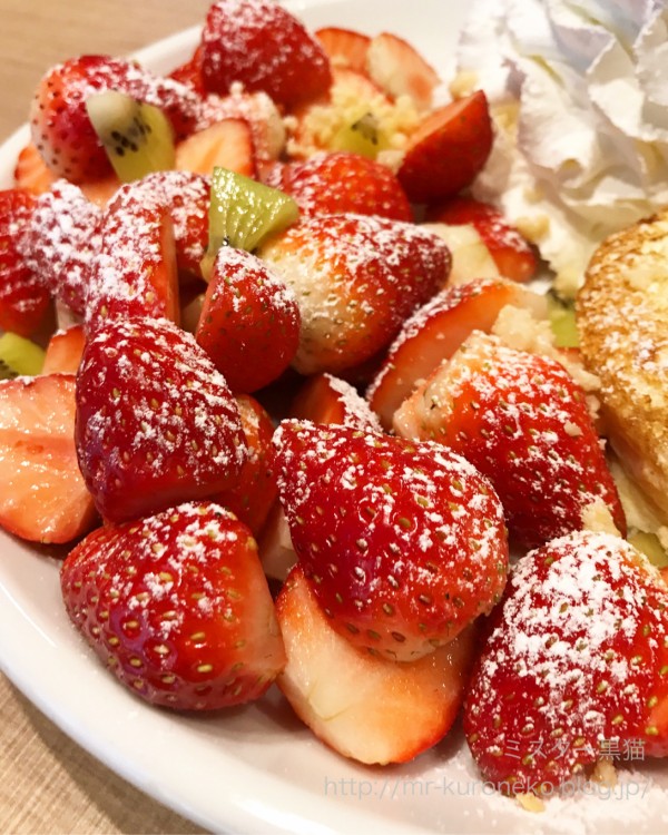 Hona Cafe ホナカフェ 新宿 期間延長 ハワイアンリコッタパンケーキwithストロベリー メガ盛りホイップ ミスター黒猫のカフェ めぐり パンケーキを日本一実食 Hona Cafe ホナカフェ 新宿 期間延長 ハワイアンリコッタパンケーキwithストロベリー メガ盛りホイップ ミスター黒猫のカフェ めぐり パンケーキを日本一実食