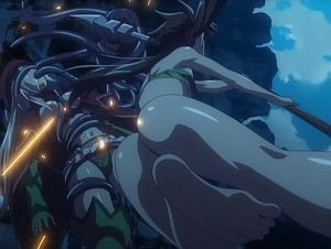 クイーンズブレイド 美しき闘士たち 第2話 愛惜 アレイン千年の別れ よう来なさった