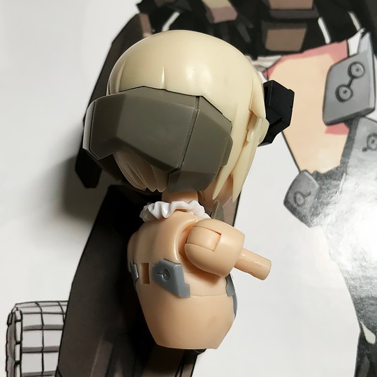 Fag 轟雷製作2 合わせ目の処理 髪の毛の後ハメ加工 ずっとガンプラ