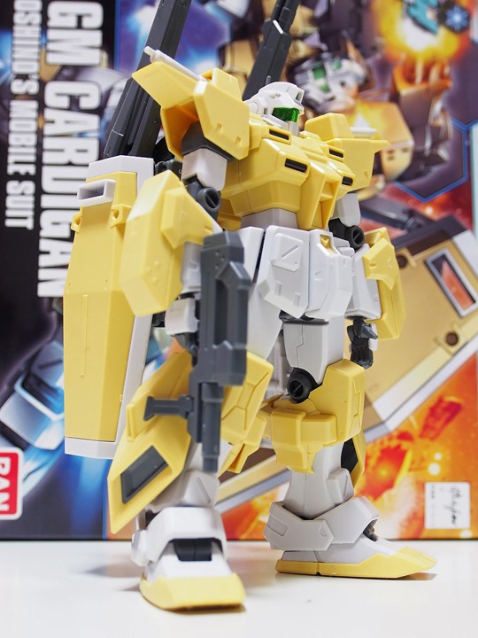HGBF パワードジムカーディガン製作1／仮組み、後ハメ加工 : ずっと