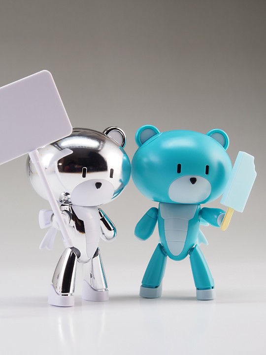 HG ガンダムベース限定 プチッガイシルバースパークル＆プラカード