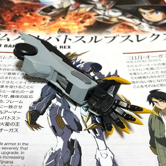 Hgibo ガンダム バルバトスルプスレクス製作5 指など細部を筆で塗り分け ずっとガンプラ