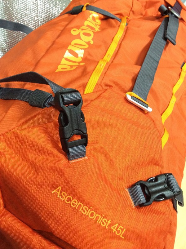 Patagonia ascensionist pack 30L S/Mオレンジ Patagonia ascensionist pack 30L S/Mオレンジ