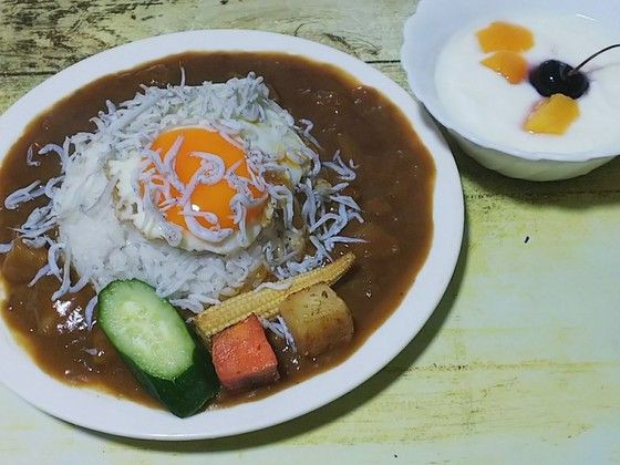 しらすカレー アニメ つり球 三話 食品食材探訪記 自分図鑑 Since 08 July