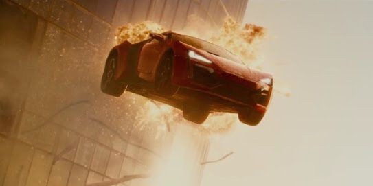 劇場鑑賞 ワイルドスピード Sky Mission マッチ棒の赤い諸々