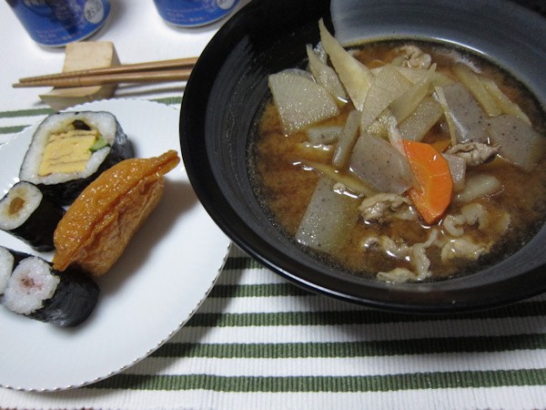 豚汁と豚汁ラーメン ムギムギムギ日記