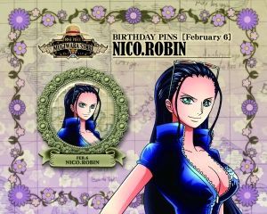 ワンピース　ナミ　ロビン　バースデーブロマイド 初回限定ピンズ付き Amazon.co.jp: 【No.47】ミス・オールサンデー（ニコ・ロビン