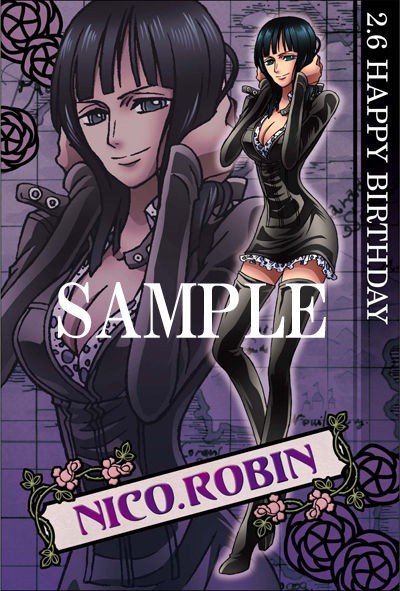 ロビン バースデーセレブレーション♪ : ONE PIECE 麦わらストア 航海日誌