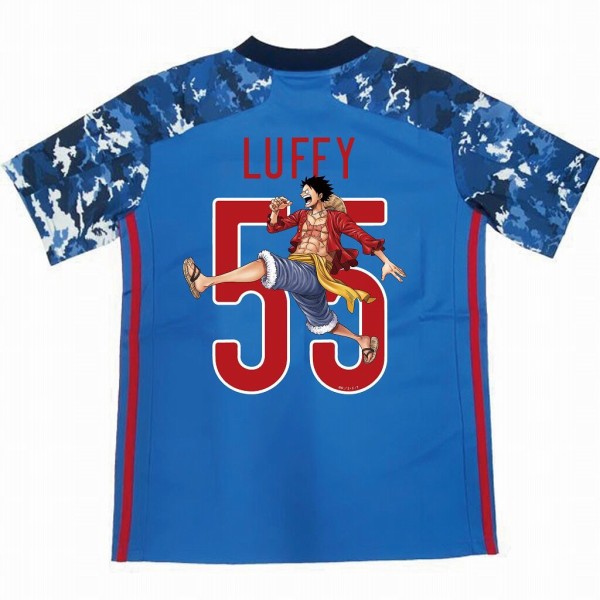 日本代表 ONE PIECE ルフィ ユニフォーム L ONE PIECE』仕様のサッカー日本代表ユニフォーム受注開始